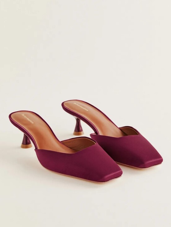 Reformation Shoes - Reformation Daniela Kitten Mules Clogs
